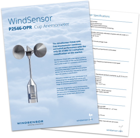 WindSensor media kit catalogue and specification sheets