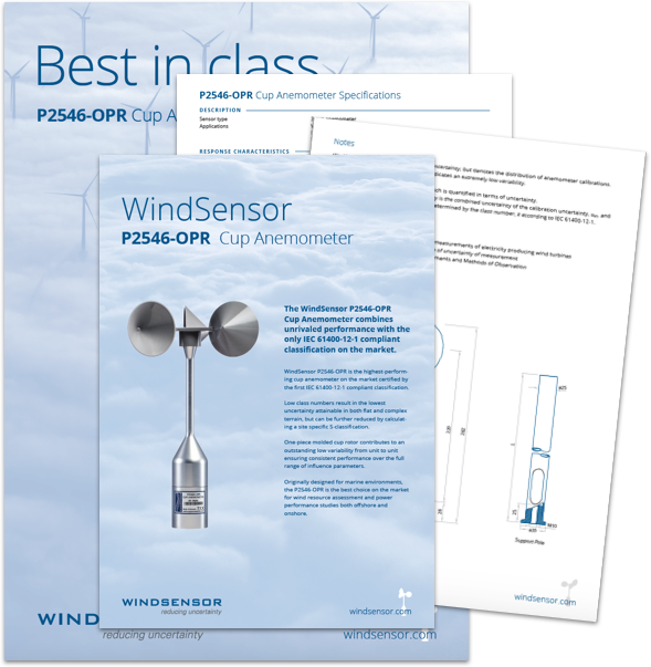 WindSensor poster, datasheet and technical documentation